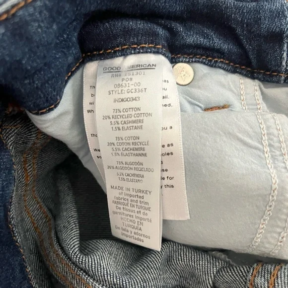 Good American High Rise Blue Jeans - Picture 7 of 9